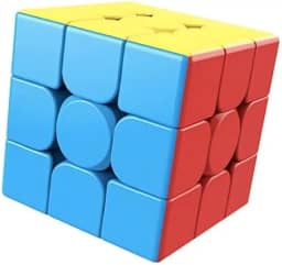 Cubo Mágico Profissional 3x3x3 colorido Original Interativo com ajuste de pressão Giro Rapido