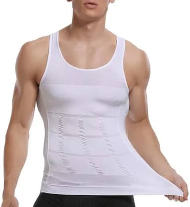 Regata e Camiseta Masculina para Treino com Cinta Modeladora Compressão Perde Barriga