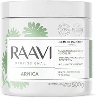 Creme Massagem Arnica, Raavi, 500G