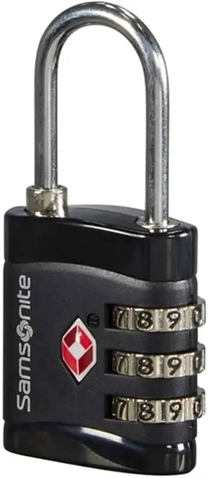 Samsonite Cadeado 3 Dígitos TSA Preto