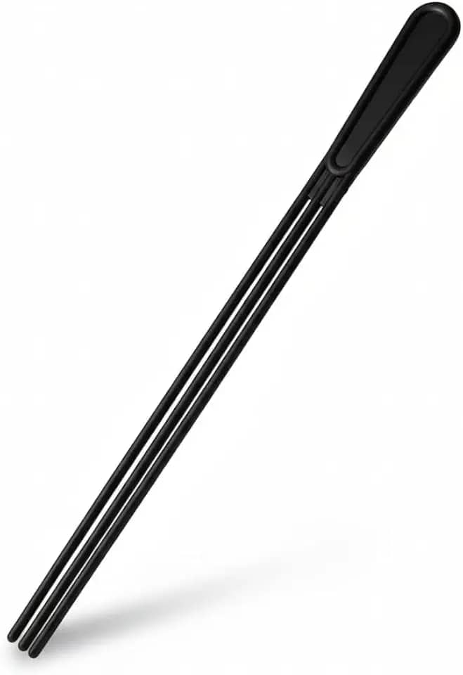 Zaidan’s Baqueta Tripla para Tamborim 3 Hastes – Nylon resistente, 37 cm, 25 g – Para samba, ensaios e shows Percussão – Cores: vermelho, azul, preto, verde (Preto)