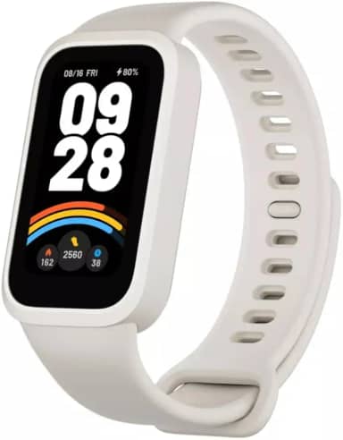 Relógio Mi Band 9 smart-band 9 ACTIVE (GLOBAL) (BRANCO) Pulseira Inteligente, Tela AMOLED 1,47, Relógio inteligente, Fitness, Pulseira Impermeável, 50 Modos Esportivos Bat 18 dias