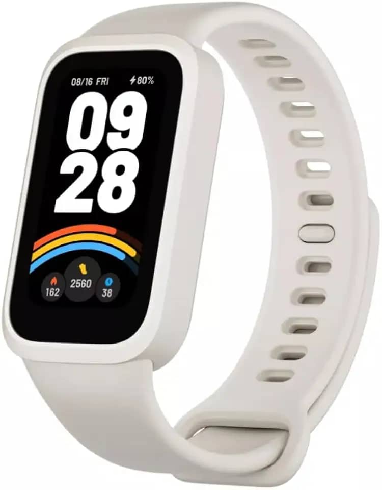 Relógio Mi Band 9 smart-band 9 ACTIVE (GLOBAL) (BRANCO) Pulseira Inteligente, Tela AMOLED 1,47, Relógio inteligente, Fitness, Pulseira Impermeável, 50 Modos Esportivos Bat 18 dias
