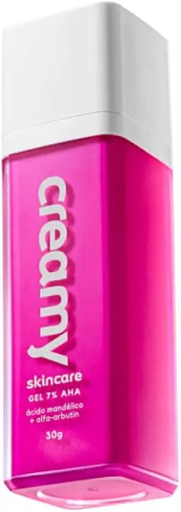Creamy Skincare Ácido Mandélico 30g | Reduz a Oleosidade, Combate a Formação de Acne, Uniformiza o Tom da Pele | Todos os Tipos de Pele, Inclusive as Oleosas, Uso Noturno