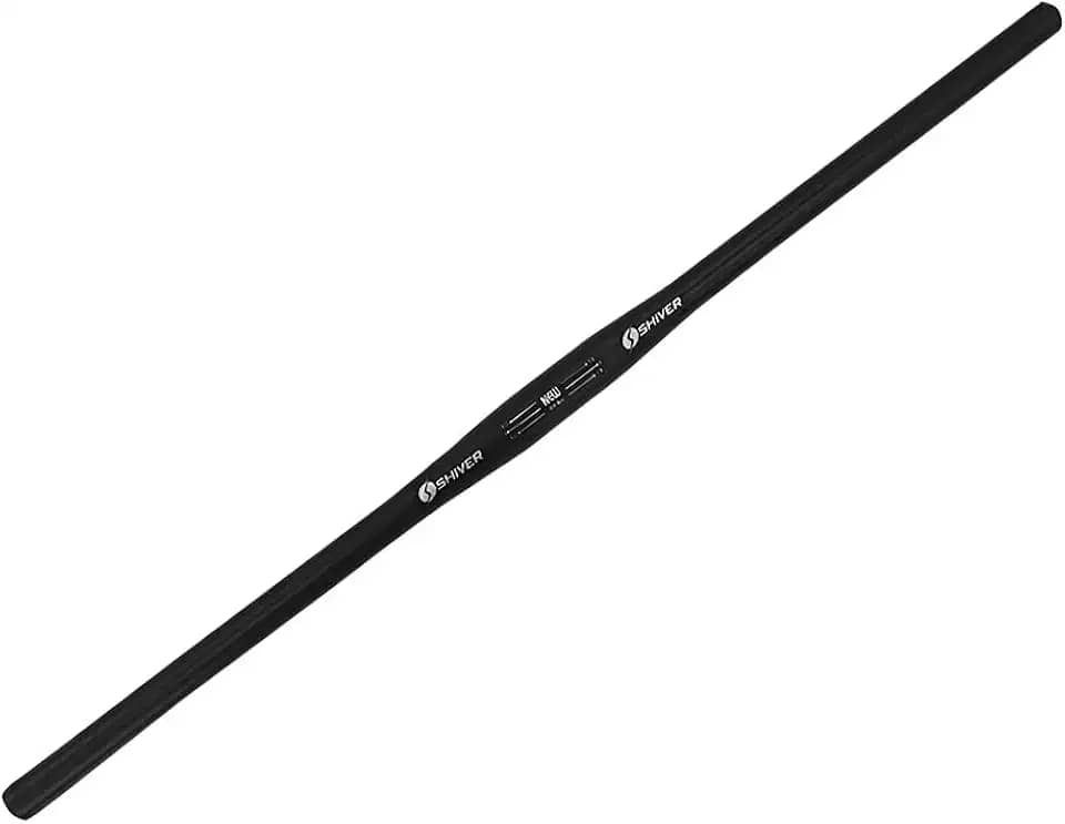 Guidao para bicicleta bike Mtb aro 29 26 Aluminio Flat reto 31.8 X 760mm Preto SHIVER