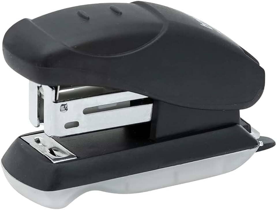 Grampeador Mini P/10Fls 26/6 Preto Plastico - 96204