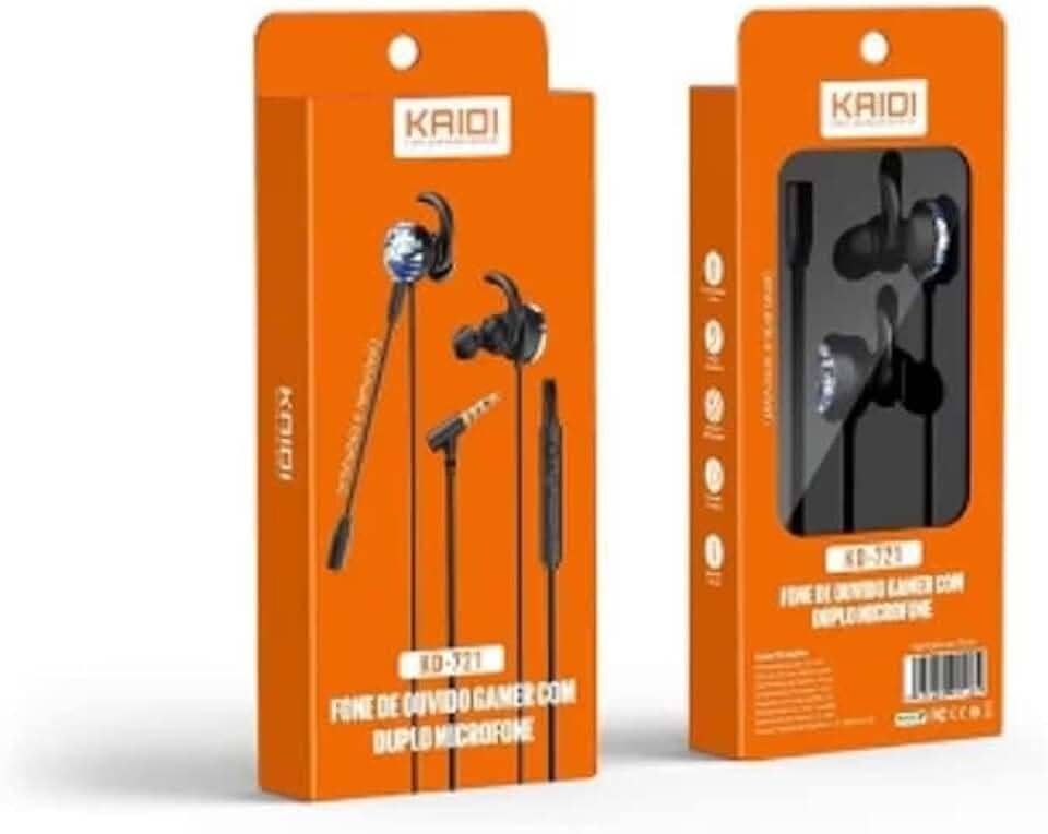 Headset Gamer Fone Gamer com Microfone para Celular Ps4 Ps5 Xbox Estéreo Fone de Ouvido Surround 5D Intra Auricular ajustavel 360 P3