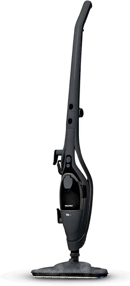 Vaporizador de Pisos Mallory Max Steam 2 em 1 – 1500W, Controle de Vapor, 9 Acessórios, Autonomia 14min, Cabo 5m, Portátil e Leve - 127V