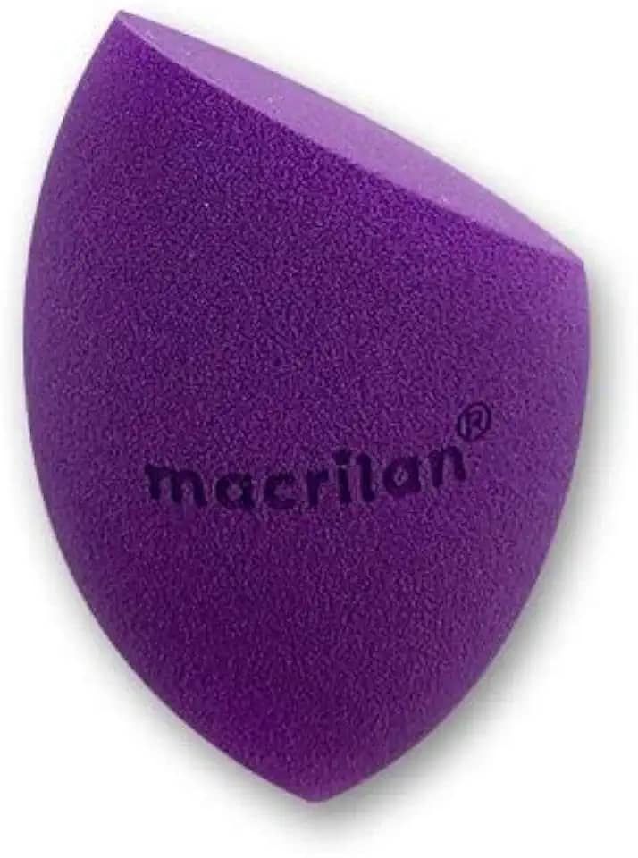 Macrilan Esponja Ep10 Gota Chanfrada Para Maquiagem - Roxa