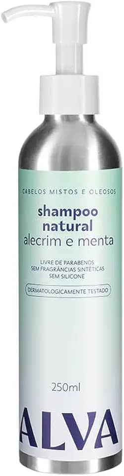 Alva Personal Care Shampoo Cabelos Mistos E Oleosos - Alecrim E Menta Alva 250Ml