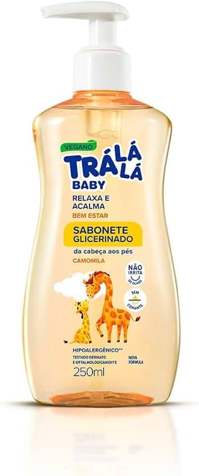 Sabonete Líquido da Cabeça aos Pés Trá Lá Lá Baby - Bem Estar (250ml)