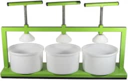 Prensa Ferro 3 Queijos Artesanal + 3 Formas MP-1000 Gastrobel