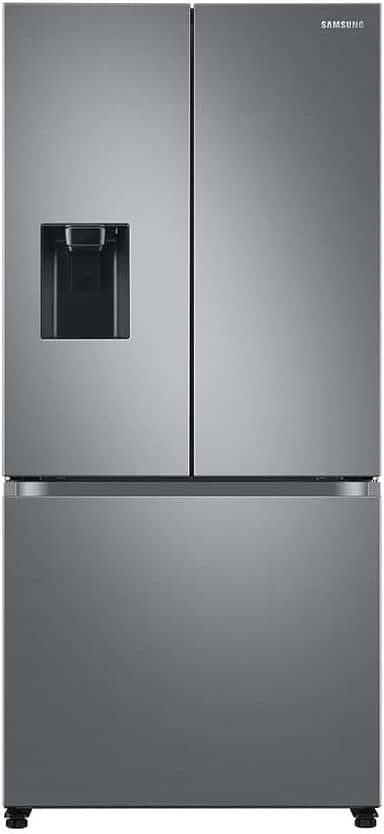 Geladeira Samsung RF49A Inverter Frost Free 3 Portas com Dispenser de Água 470L Inox Look 220V