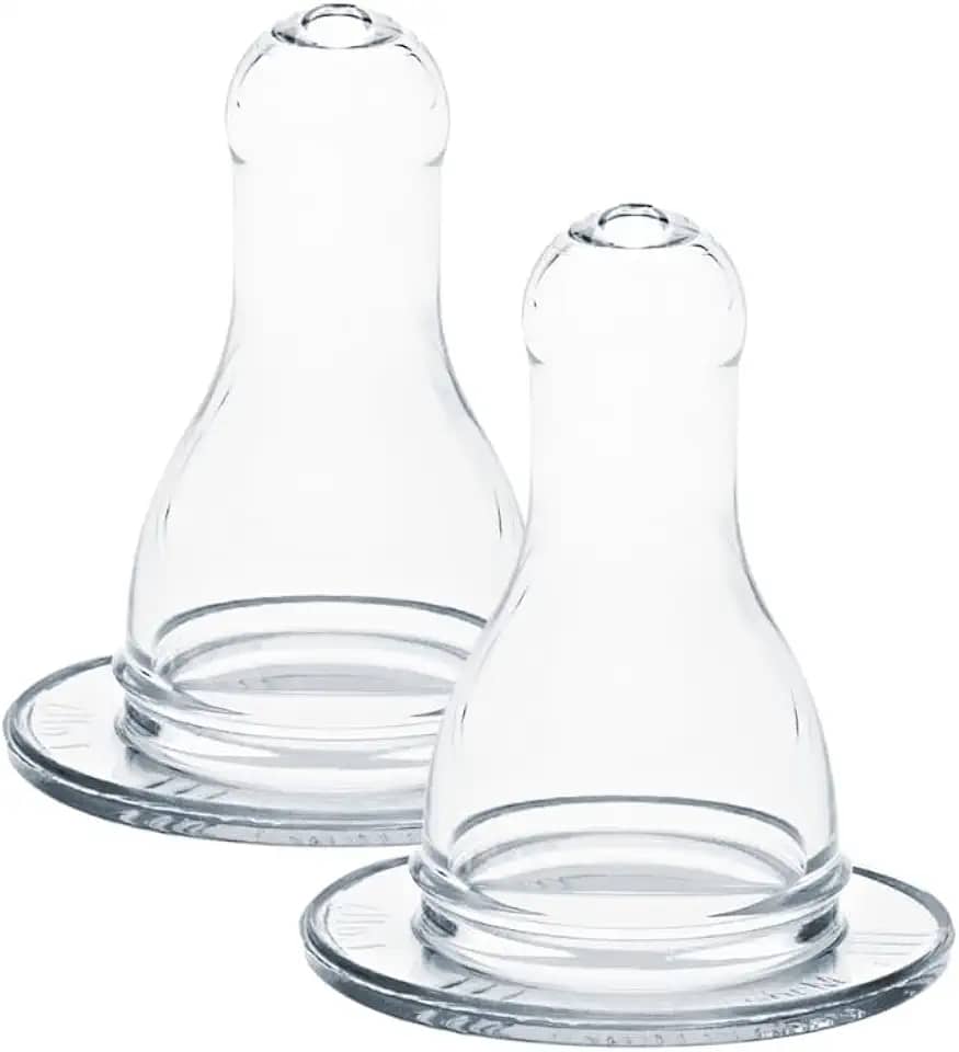 Bico para Mamadeira Silicone Redondo com 2 unidades Lolly