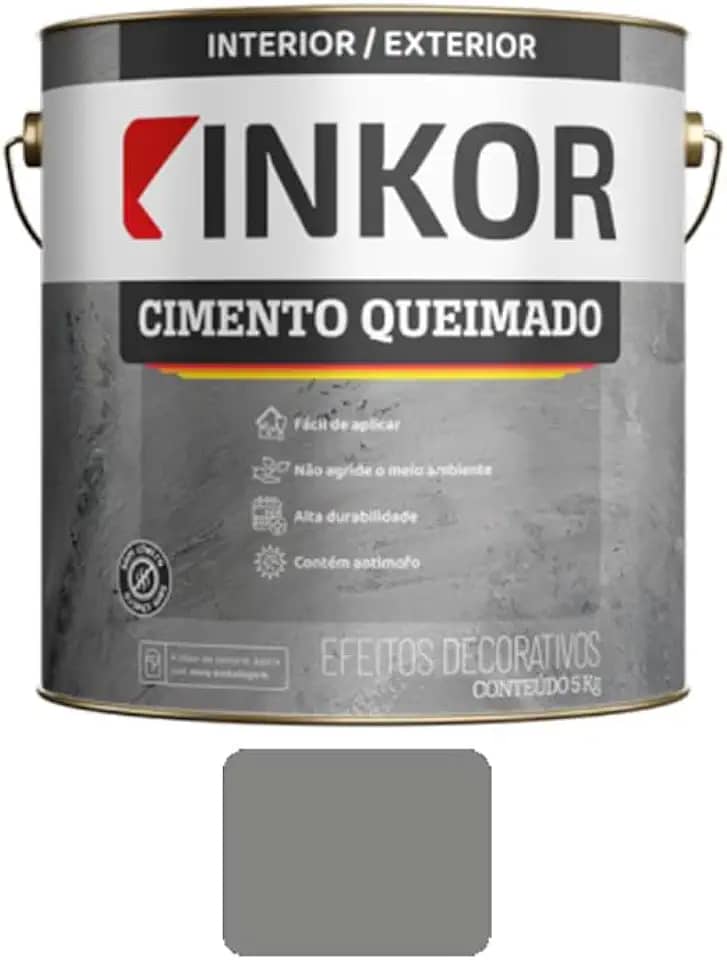 Cimento Queimado Acrílico Inkor 5 Kg - Elefante