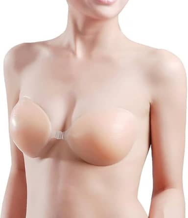 Sutiã Silicone Invisível Sem Alça Levanta Seio - Sutien Push Up