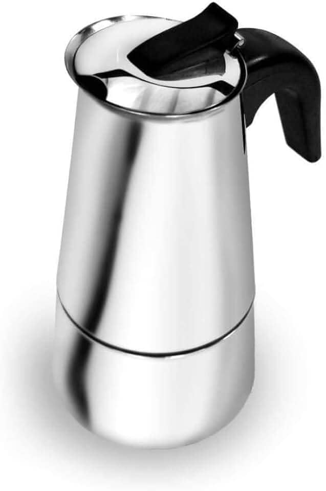 Cafeteira Italiana de Aço Inox – Design Clássico para um Café Expresso Perfeito (4 Xícaras)