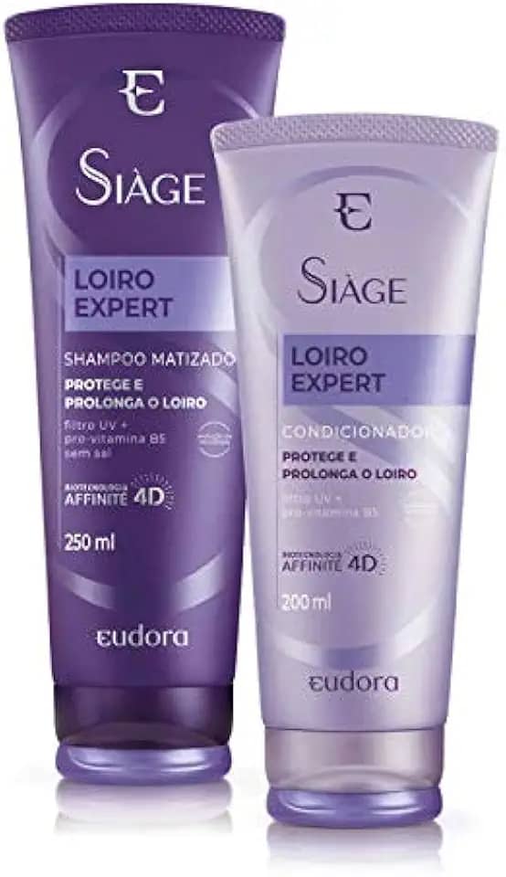 EUDORA KIT SIAGE LOIRO EXPERT 4D SHAMPOO + CONDICIONADOR