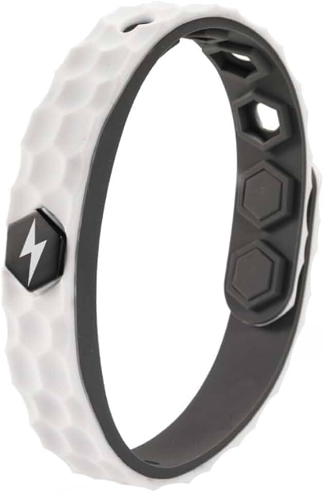 Pulseira de silicone ajustável para homens, pulseira respirável de 25,4 cm com proteção antiestática projetada