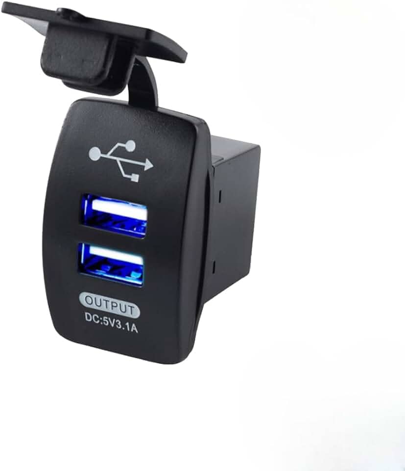 Entrada USB Carregador de Celular para Carro Moto Caminhao Barcos BIVOLT Instalação Fácil