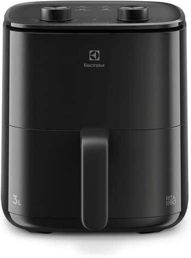 Air Fryer Electrolux por Rita Lobo 3L Preta Efficient c/Desligamento Automático 1200W (EAF05) 127V