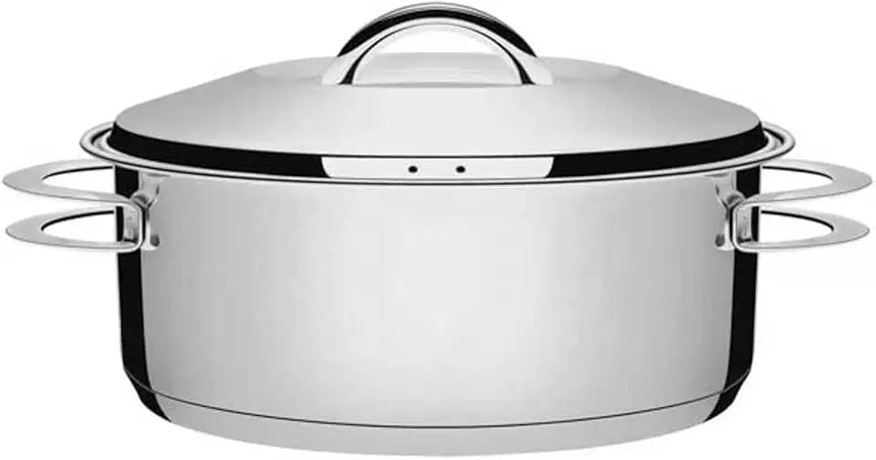 Caçarola Rasa Com Fundo Triplo Tramontina Solar Inox Diâmetro De 20 Cm