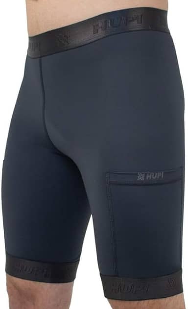 Bermuda de Compressao Masculina Hupi Run Pro, Cor: Preto, Tamanho: Xg
