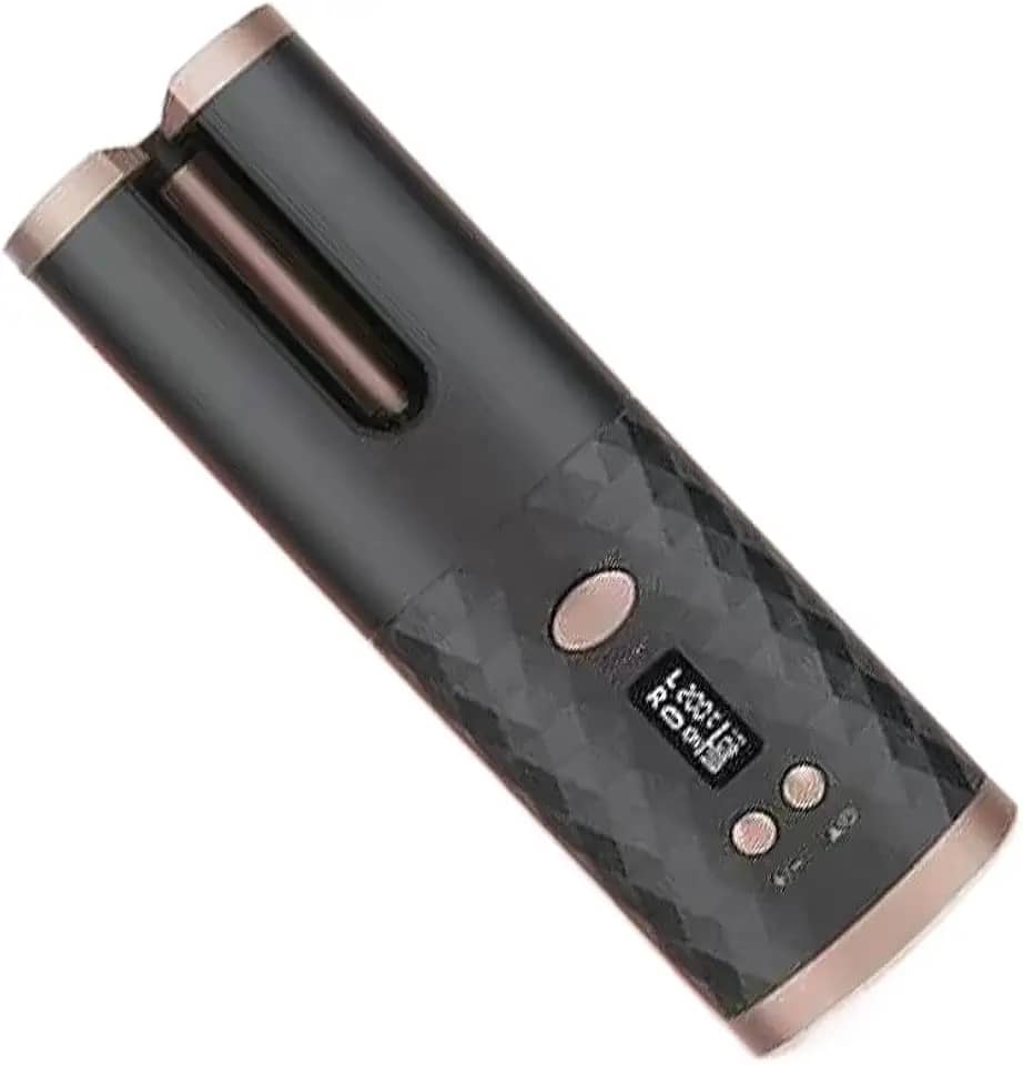 Escova Alisadora,Sem Fio Escova Alisadora5 em 1 - Alisa, Hidrata, Modela, Alinha e Anti-Frizz(Preto(Cachos))