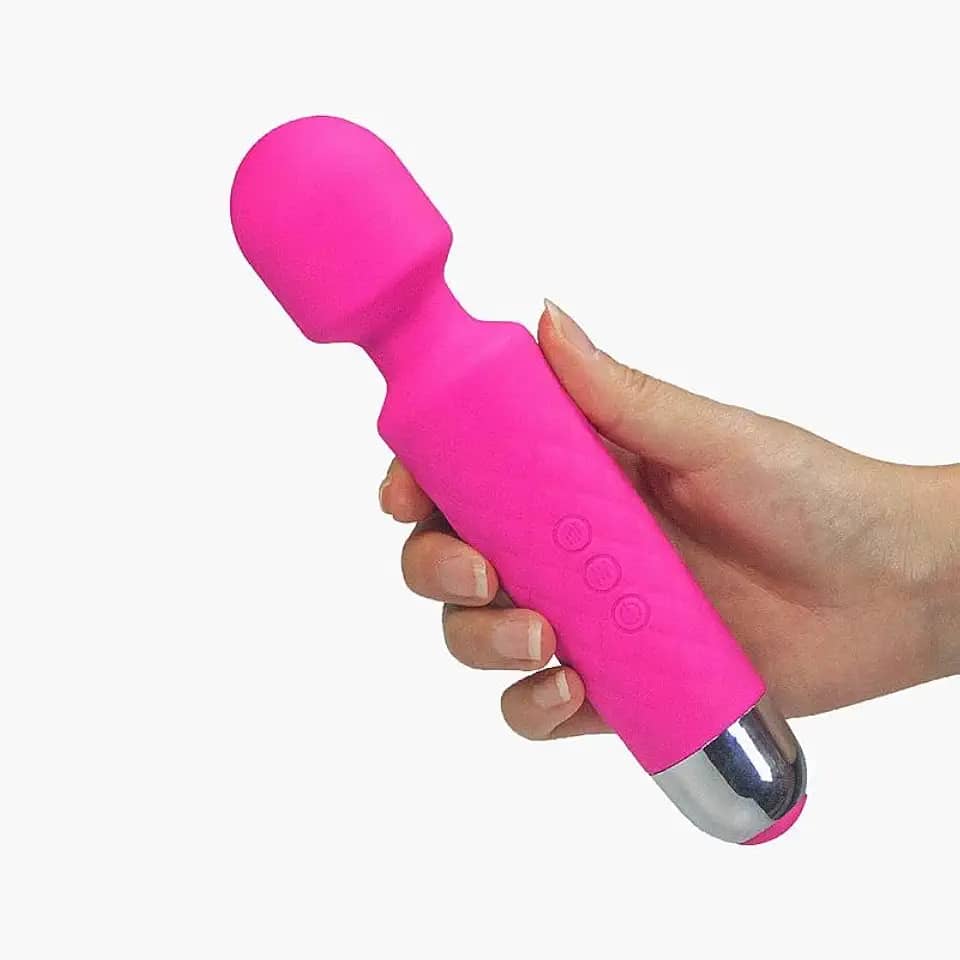 Vibrador Massageador Varinha Mágica com Cabeça Flexível