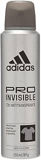 Adidas Pro Invisible - Desodorante Masculino, 150Ml, 1 Unidade