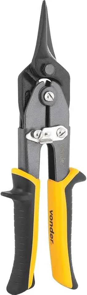 Tesoura Para Chapas, Modelo Aviação, Reta, Em Aço Cromo Vanádio, Vdp 10r, Plus, Vonder Vdo1046 Vonder