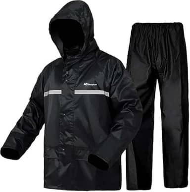 Capa de Chuva Motoqueiro Impermeável – Conjunto Completo com Jaqueta e Calça, PVC Reforçado, Ajuste Rápido, Leve e Durável – Ideal para Motociclistas e Ciclistas
