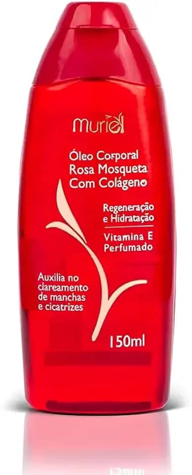 Óleo Corporal Rosa Mosqueta Com Colageno Muriel - 150ml