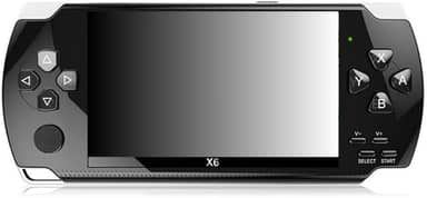 Drumstone Console portátil de 4,3 polegadas de 8 GB com 1500 jogos com vários simuladores x6, console de videogame retrô, mp3/mp4/Ebook, saída de TV, jogo portátil