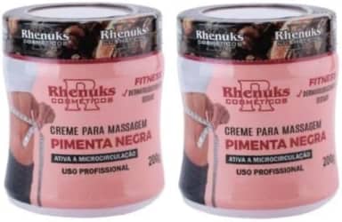 Gel Lipo Redutor de medidas Corporal e Abdominal Pimenta Negra Rhenuks