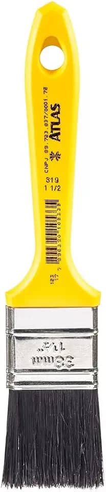 Atlas - Trincha Média de 2 Polegadas com Cerdas Pretas para Pintura de Esmalte Sintético ou Base Água