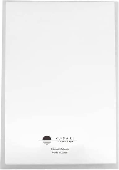 Nakabayashi YU-SARI NYLS-B501-W Papel solto para caneta-tinteiro, B5, cor sólida