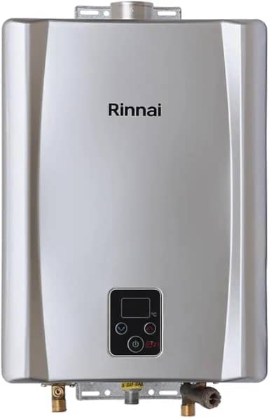 Rinnai E21-21 litros GLP Prata - Aquecedor de Água a Gás Digital REU-E211 FEH
