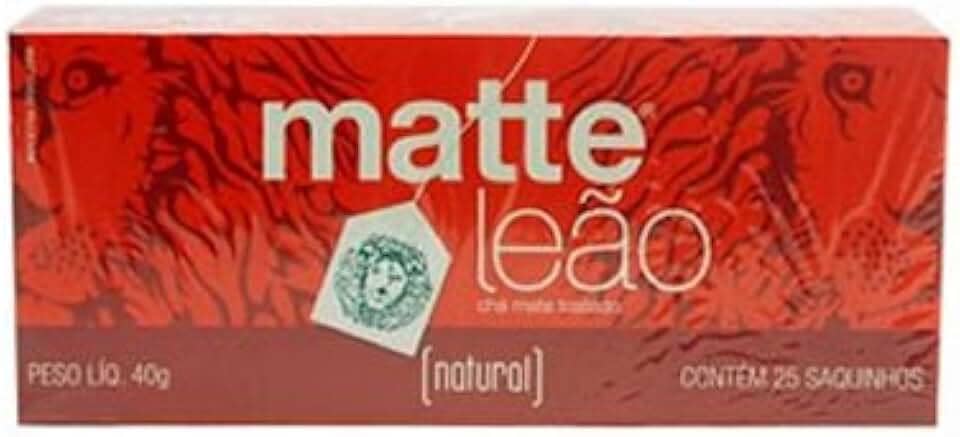 Leão Chá Matte Natural Fuze Com 25 Saquinhos