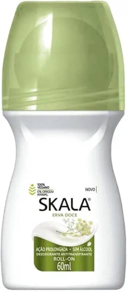 Skala Desosorante Roll On60Ml Fem Erva Doce