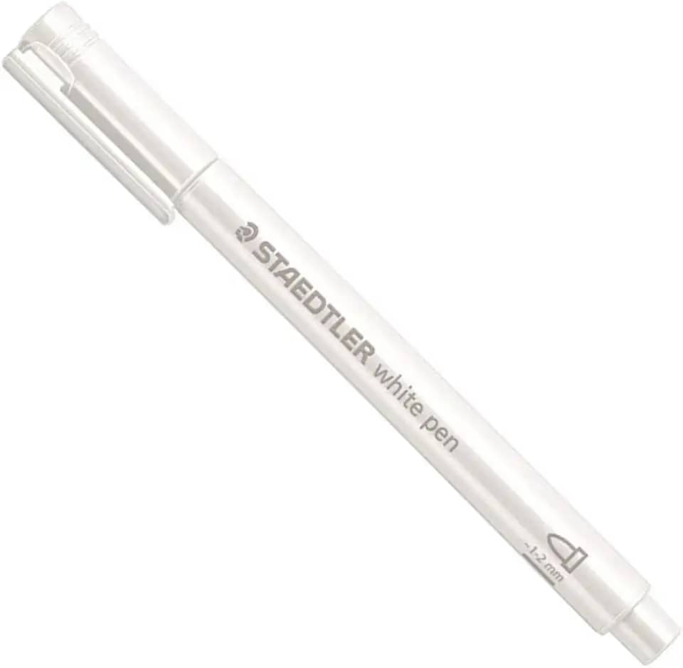 STAEDTLER 8323 - Caneta metálica, canetas metálicas branca.