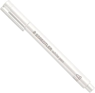 STAEDTLER 8323 - Caneta metálica, canetas metálicas branca.