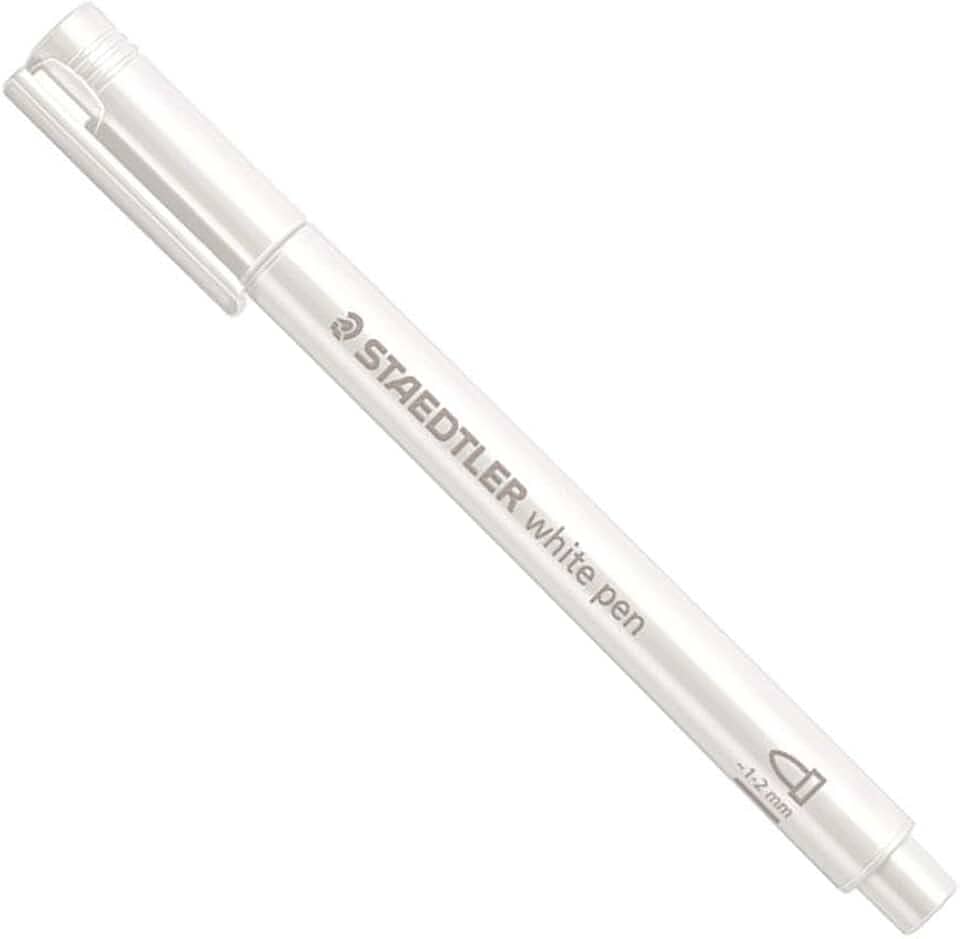 STAEDTLER 8323 - Caneta metálica, canetas metálicas branca.