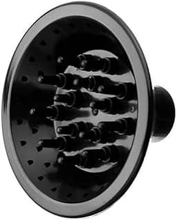 Difusor De Ar P/Secador Universal Cachos Profissional Cor Preto