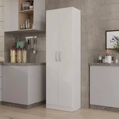 VIA NOSSA - Armário Multiuso 2 Portas e 3 Prateleiras Internas Macau 170cm - ViaNossa