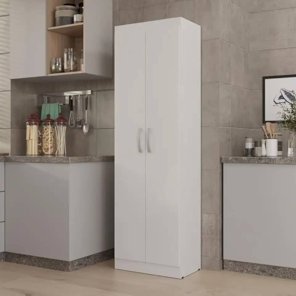 VIA NOSSA - Armário Multiuso 2 Portas e 3 Prateleiras Internas Macau 170cm - ViaNossa