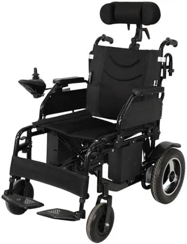 Cadeira de Rodas Motorizada Dobrável D800 com Apoio de Cabeça Dellamed