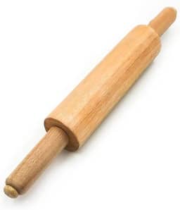 Stolf Rolo Para Massa de Madeira - 42,5 x 5 cm - 375g - Cor Natural da Madeira