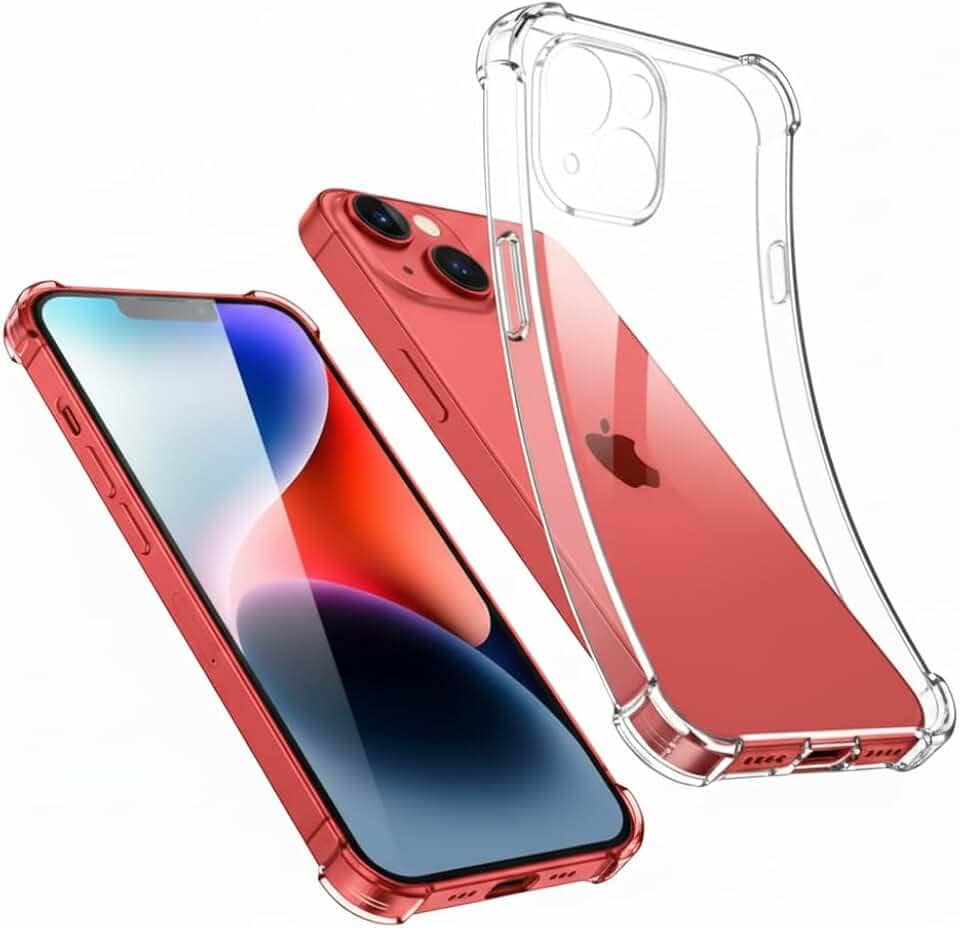 Capa Capinha Case Transparente para iPhone – Flexível, Leve e Proteção Antiimpactos (iPhone 14)