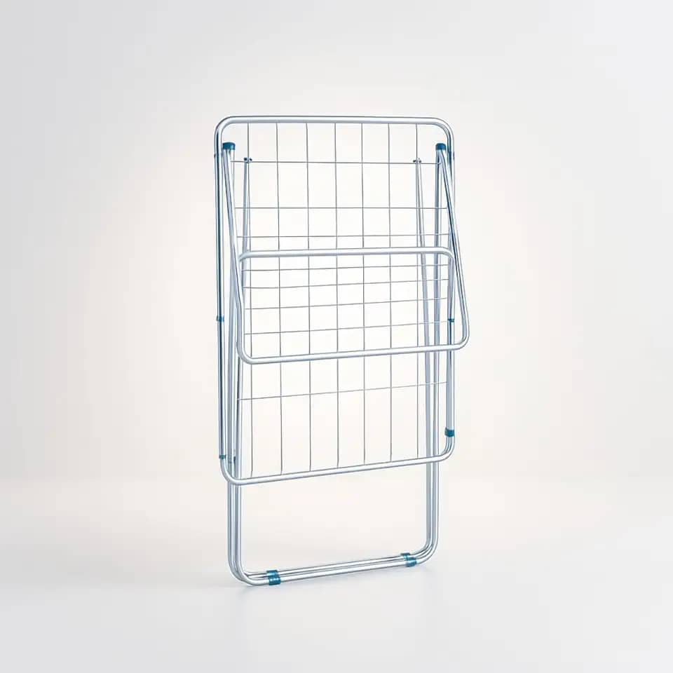 Varal Maxi Gigante Branco de Aço com Abas de Chão Mor Para Secagem de Roupas - Ideal para Familias e Muitas Roupas